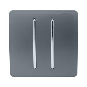 ART-2DBWG  2 Gang Doorbell Warm Grey